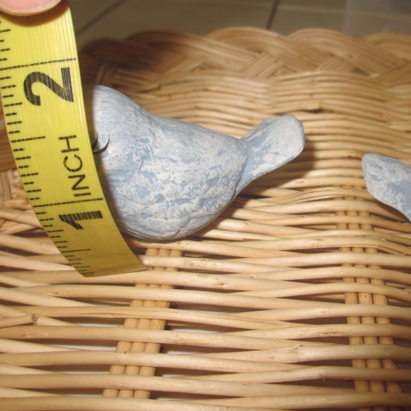 Lot 2 pc Special Bird Figurines Clay Mini Vintage 1980`s - Picture 6 of 8